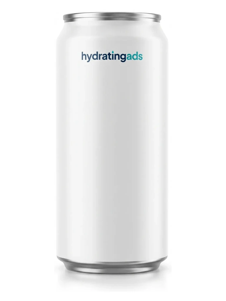 Blank aluminium can